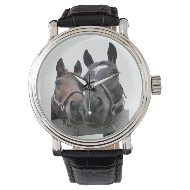 Paarden in liefde horloge (Voorkant)