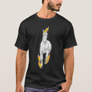 Paarden in vlam t-shirt