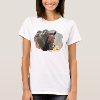 Paarden in wolk 03 t-shirt