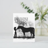 Paarden - je bent dol op je briefkaart (Staand voorkant)