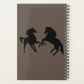 Paarden - + Jouw tekst toevoegen / Naam Planner (Achterkant)