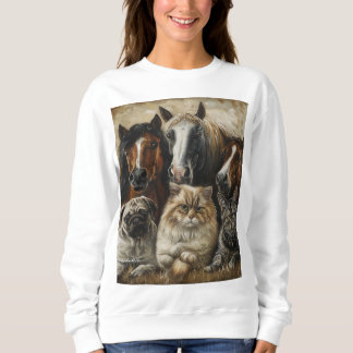 Paarden, Katten en Honden  Trui