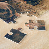 Paarden Kunstmatige Waterverf schilderen decoratie Legpuzzel (Zijkant)