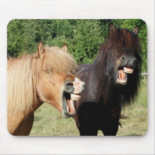 Paarden lachen muismat
