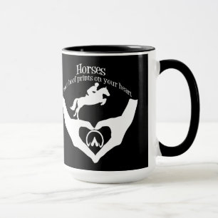 Paarden laten Prints op je hart achter Mok