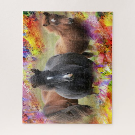 Paarden Legpuzzel (Verticaal)