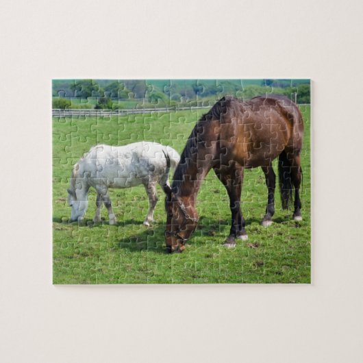 Paarden Legpuzzel (Horizontaal)