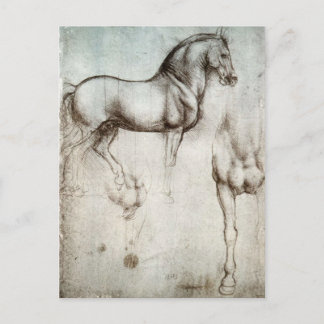 Paarden - Leonardo da Vinci Briefkaart