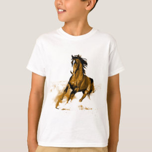 Paarden lopen t-shirt