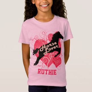 Paarden Lover Persoonlijk Ruthie Gepersonaliseerd T-shirt