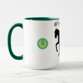 Paarden Lover twee tonde mok met een persoonlijke  (Links)