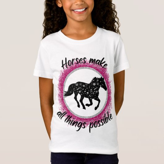 Paarden maken alles mogelijk met T-Shirt (Voorkant)