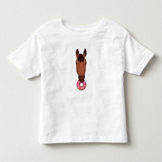 Paarden met Donut Kinder Shirts (Voorkant)