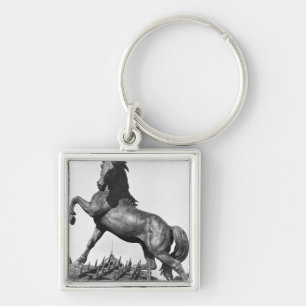 Paarden met een harige sleutelhanger