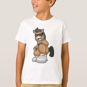Paarden met grote schoenen t-shirt