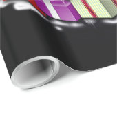 Paarden met kerststijlen cadeaupapier (Rol Hoek)