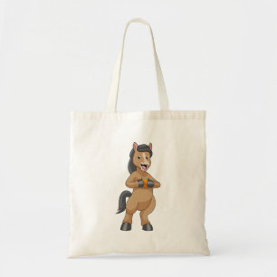 Paarden met Mok van Oranje sap Tote Bag