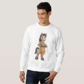 Paarden met Mok van Oranje sap Trui (Voorkant volledig)