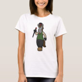 Paarden met Pet en riet T-shirt (Voorkant)