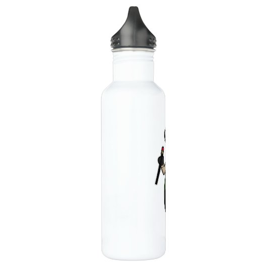 Paarden met Pet en riet Waterfles (Links)