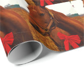 Paarden met rode poot cadeaupapier (Rol Hoek)
