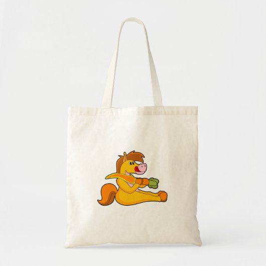 Paarden met wortel tote bag (Voorkant)
