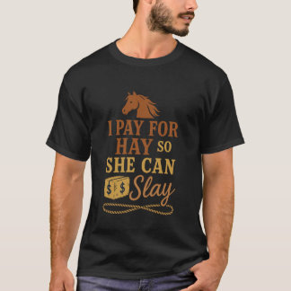 Paarden Moeder Equestrian Trots Schuur Rodeo Rusti T-shirt