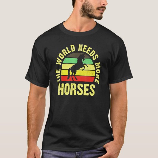 Paarden nodig t-shirt (Voorkant)