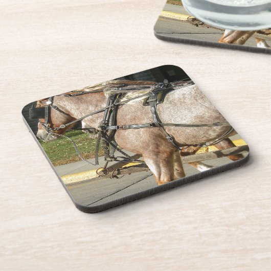  paarden onderzetter (Linkerzijde)