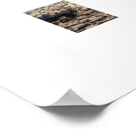 Paarden op het strand poster (Hoek)