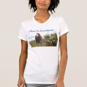 Paarden op het strand van T-Shirt