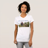 Paarden op het strand van T-Shirt (Voorkant volledig)