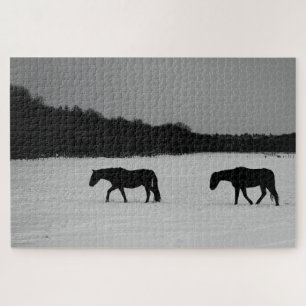 Paarden op sneeuw 20x30 1014pc jpcna legpuzzel