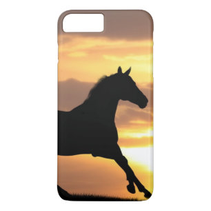 Paarden op zonsondergang iPhone 8 plus / 7 plus hoesje