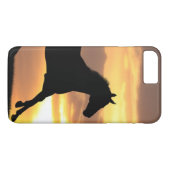 Paarden op zonsondergang Case-Mate iPhone case (Achterkant (Horizontaal))