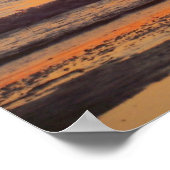 Paarden op zonsondergang poster (Hoek)