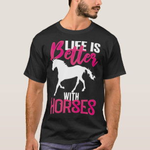Paarden paarden gezegde rijden, paardengeschenk sh t-shirt