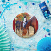 Paarden Papieren Bordje (Feest)