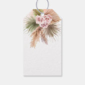 Paarden pony thema verjaardagsfeestgunsten cadeaulabel (Achterkant)