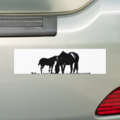 Paarden Pop Art Bumpersticker (Op auto)