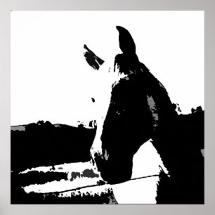 Paarden Pop Art Poster