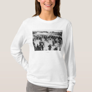 Paarden Racen foto's in Saratoga T-shirt