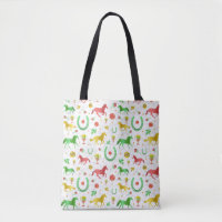 Paarden Racing Derby Day Party Colorful Pattern