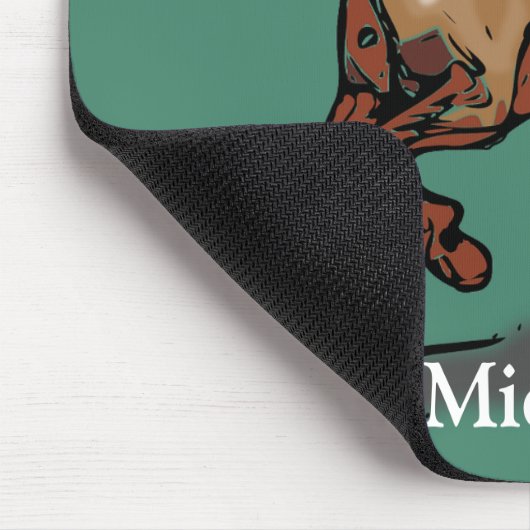 Paarden Racing Personalized Muismat (Hoek)