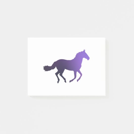 Paarden - Rend - Violet Post-it® Notes (Voorkant)