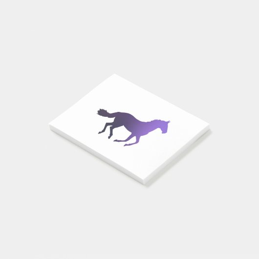 Paarden - Rend - Violet Post-it® Notes (Schuin)