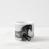 Paarden rennen espresso kop (Voorkant)