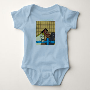 Paarden Rider Pony Girl Romper