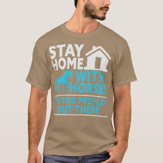 Paarden Riding Equestrian Horses Lover Pony T-shirt