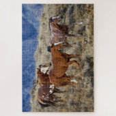Paarden Roaming the Hills Legpuzzel (Verticaal)